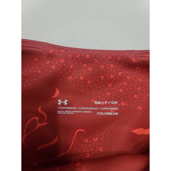 Under armour compression orange bubble leggings women's small - Picture 6 of 7